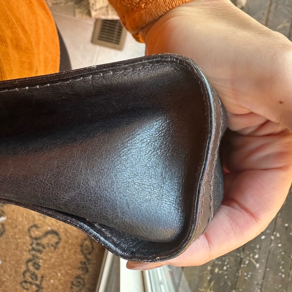 Vintage Gucci Sherry Line black red  GG Canvas Clutch - Picture 5 of 13